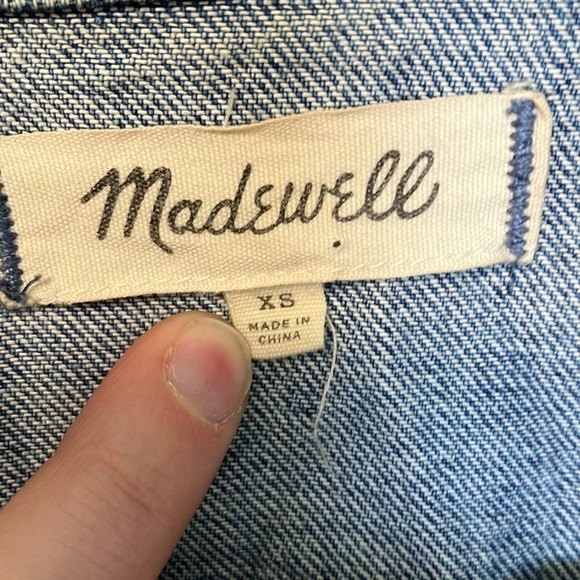 Madewell Blue Denim Jean Jacket - Picture 2 of 6